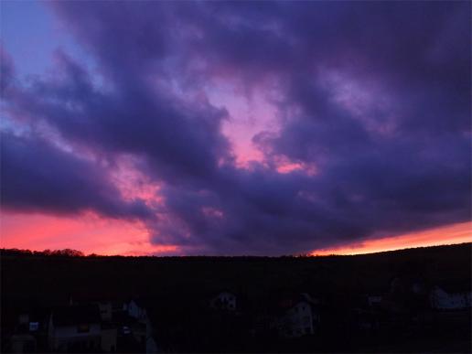 2014-02-adda-Sonnenuntergang - Odenwald