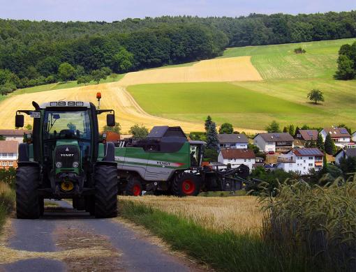 2014-07-bf-Getreide-Ernte - Odenwald