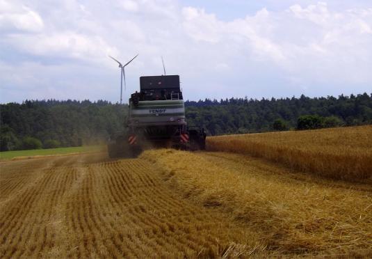 2014-07-bfc-Getreide-Ernte - Odenwald