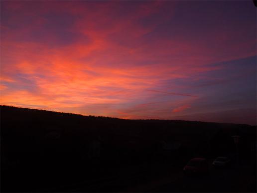 2014-10-ce-Sonnen-Untergang - Odenwald