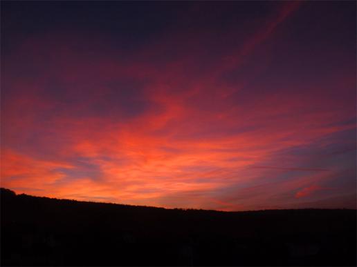 2014-10-ceb-Sonnen-Untergang - Odenwald