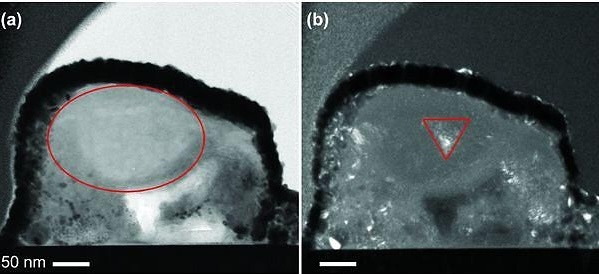 interstellar-grain-small-crystalline-enstatite-core-within-non-crystalline-amorphous-silicate-hg