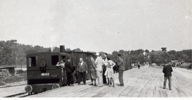 089-Neue Rampe für 30 Waggons fertig - Wien-Lobau