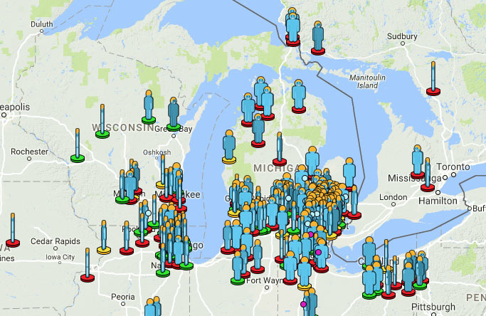 michigan-fireball-observer-map